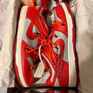 Nike OFF-WHITE University Dunk Low Red